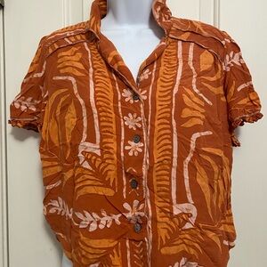MAHINA MOONLIGHT BUTTON UP SLEEP SHIRT